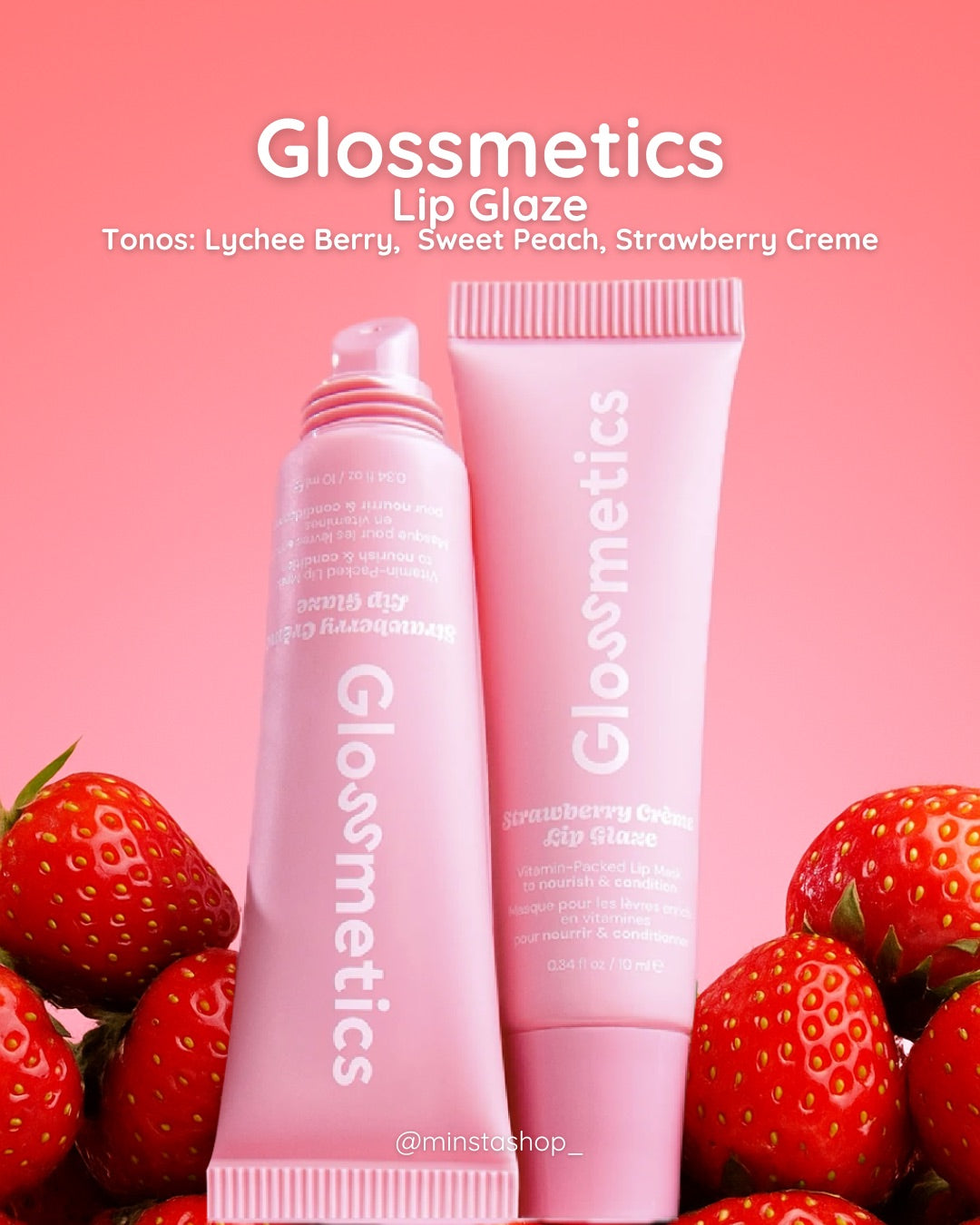 Strawberry Crème Lip Glaze Glossmetics