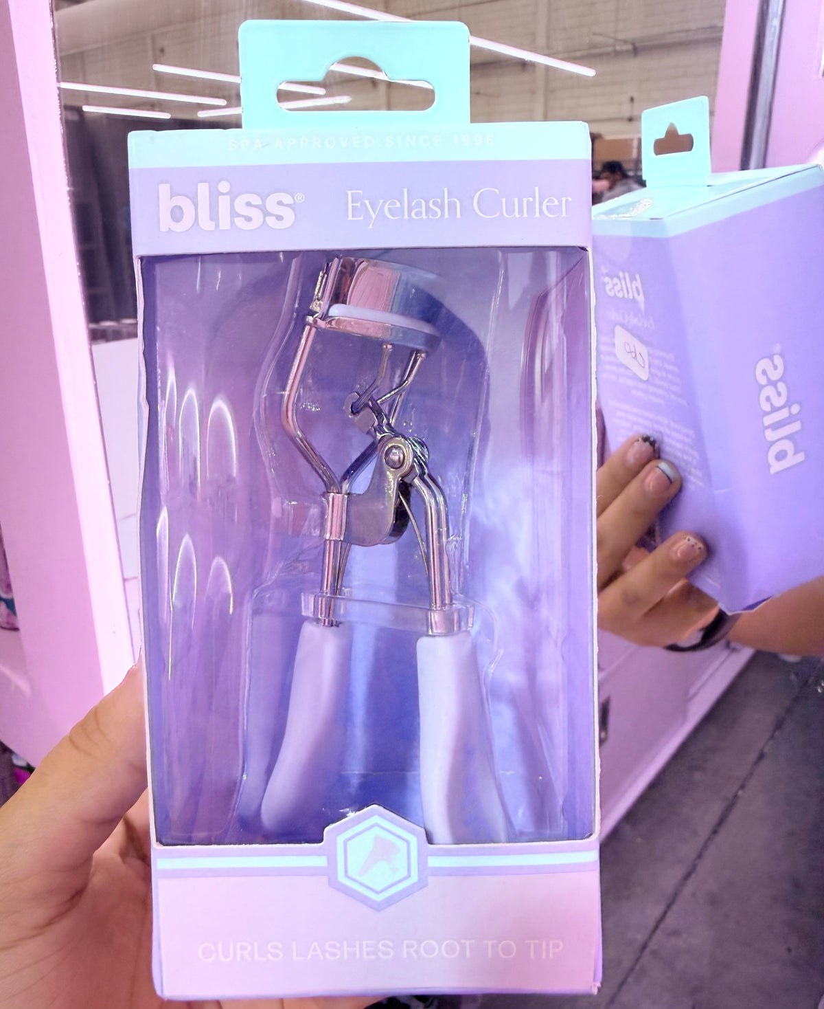 bliss eyelash curler - lila