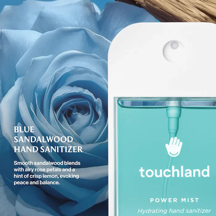 Touchland
Power Mist Hydrating Hand Sanitizer - Blue Sandalwood