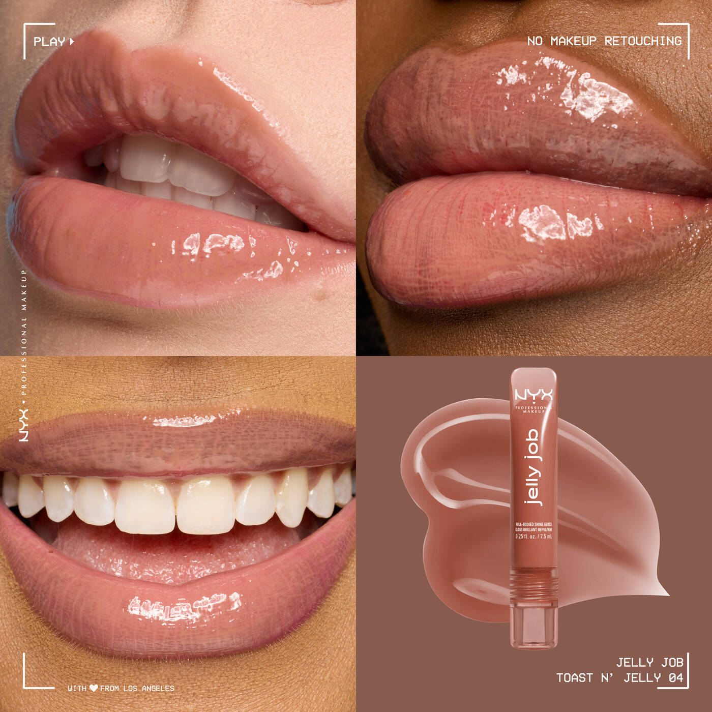JELLY JOB FULL-BODIED HIGH SHINE GLOSS - Toast N’ Jelly