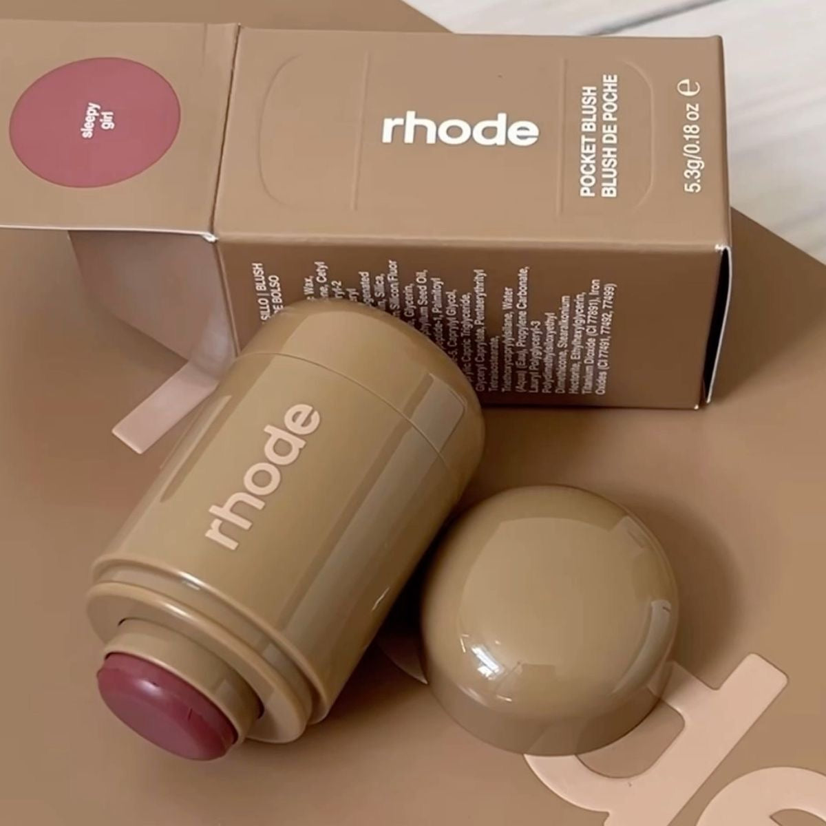 rhode pocket blush - sleepy girl