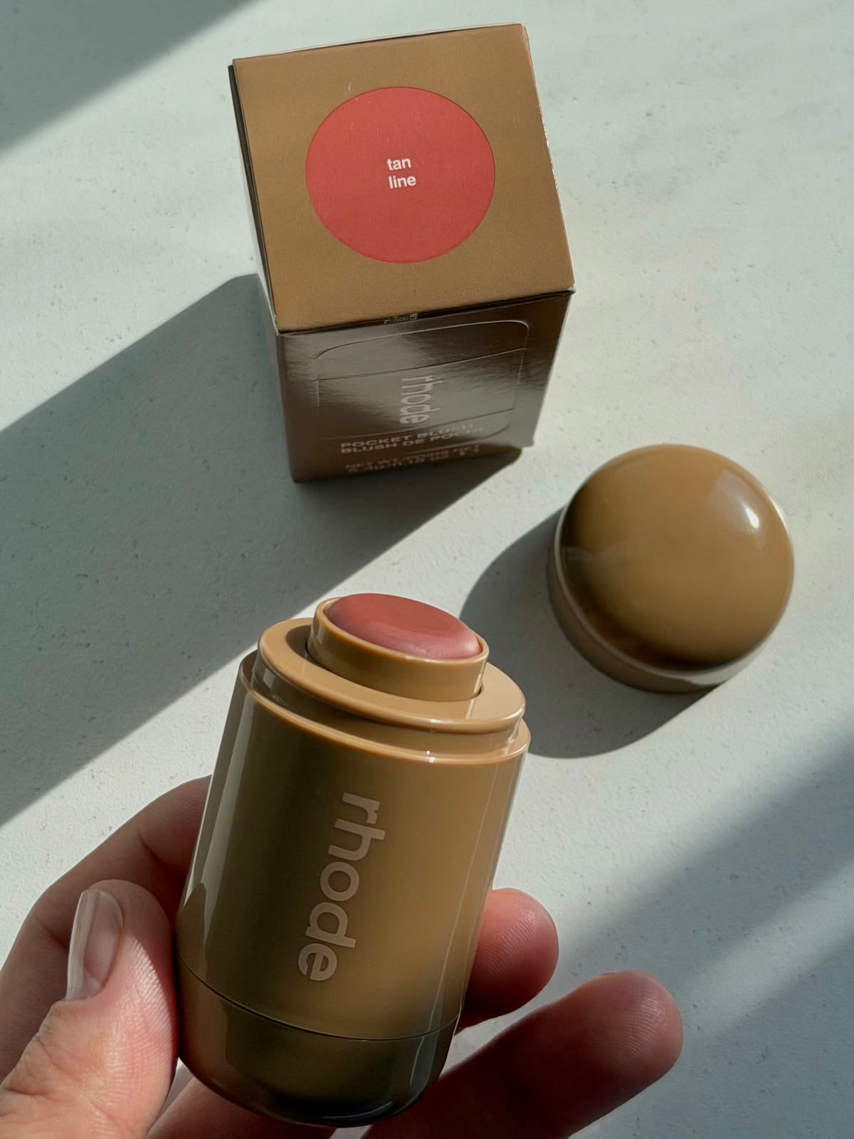 rhode pocket blush - tan line