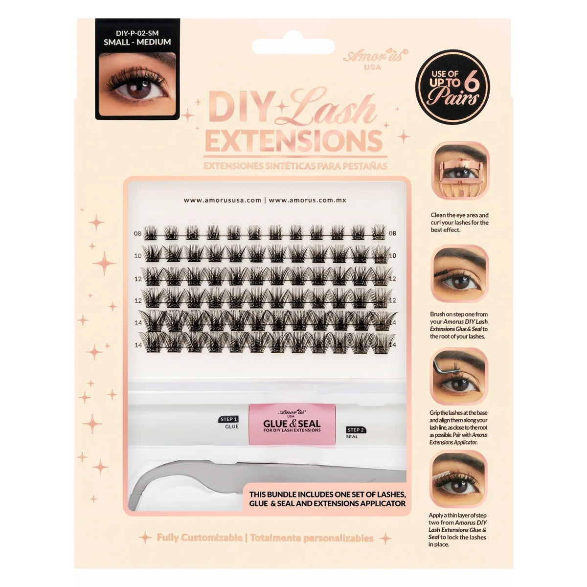 Starter Kit - DIY Lash Extensions Bundle Small - Medium