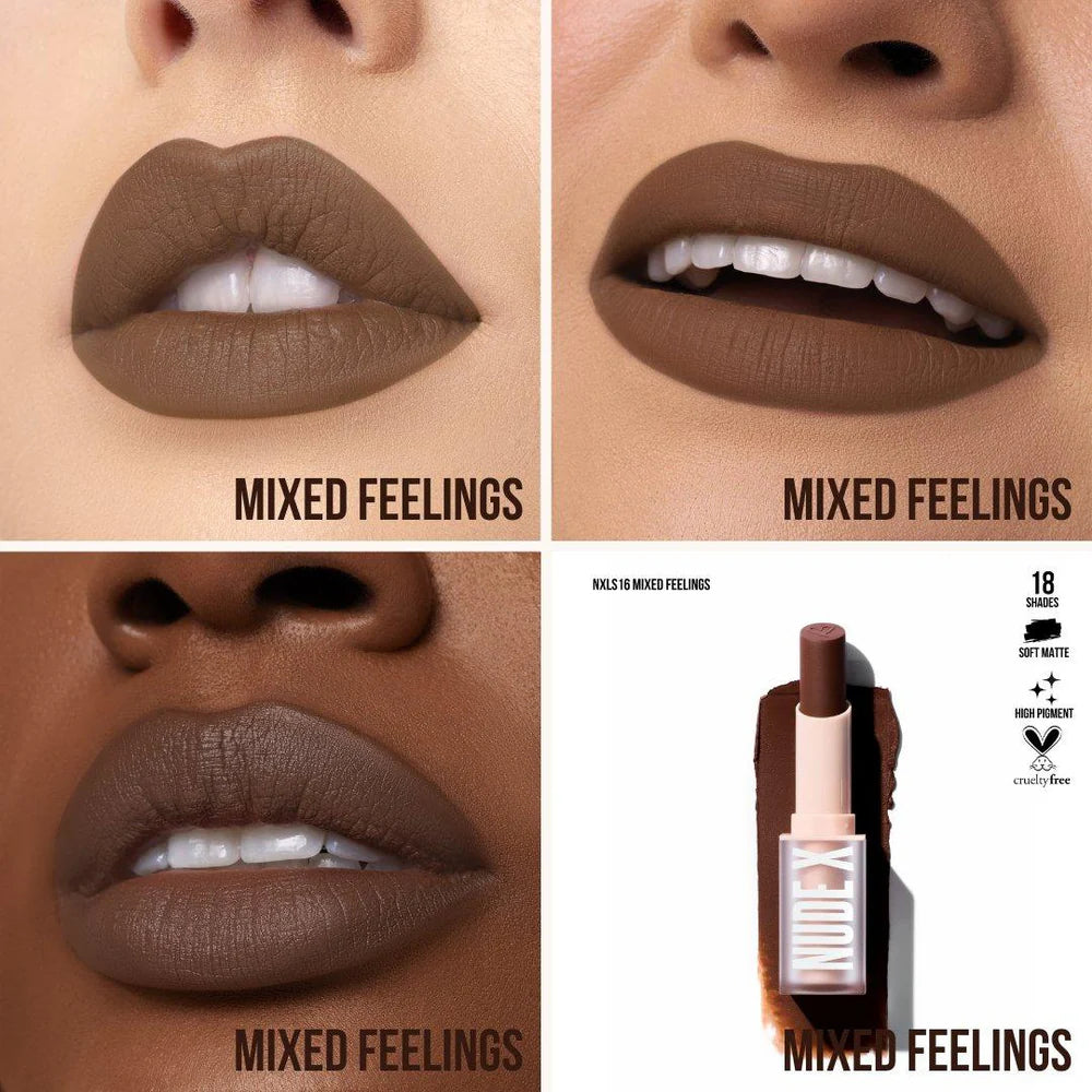 Nude X Soft Matte Lipstick Beauty Creations - Mixed Feelings