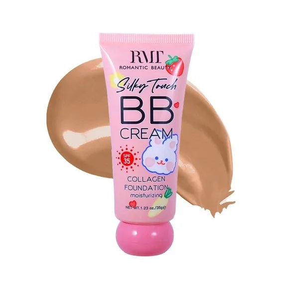 Silky Touch BB Cream Foundation SPF 35 W/ Hydrolyzed Collagen (Crema con color) Romantic Beauty- 03