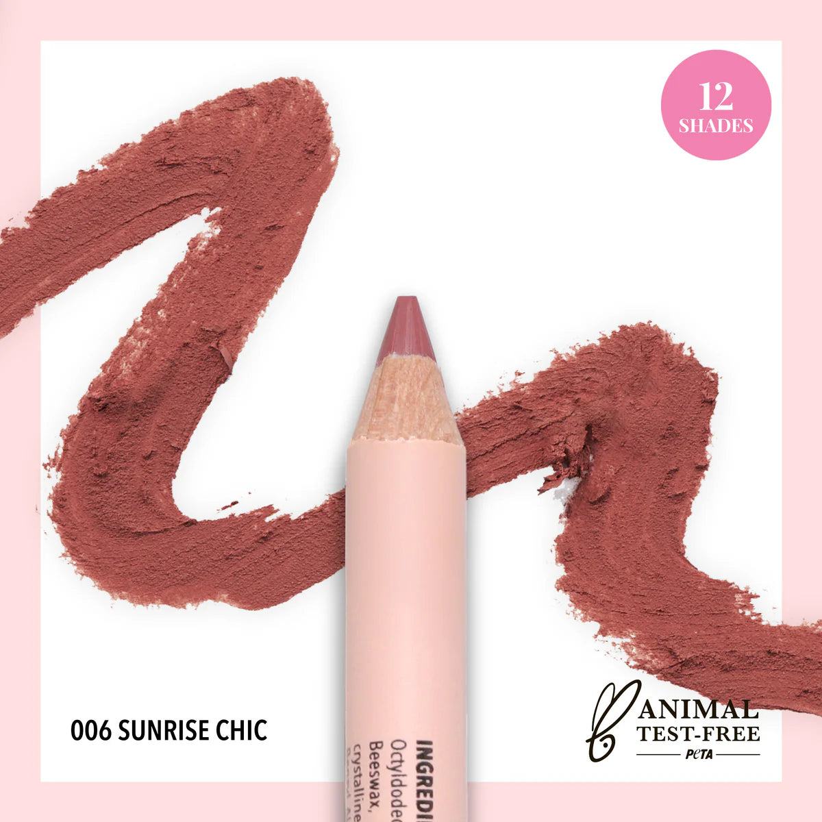 MOIRA SIGNATURE LIP PENCIL (006, SUNRISE CHIC)
