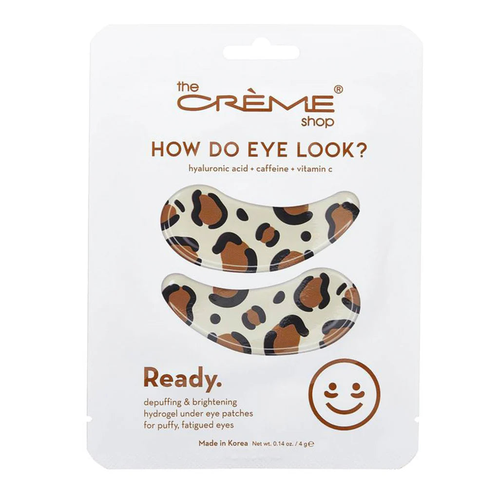 How Do Eye Look? Hyaluronic Acid + Caffeine + Vitamin C under eye patches