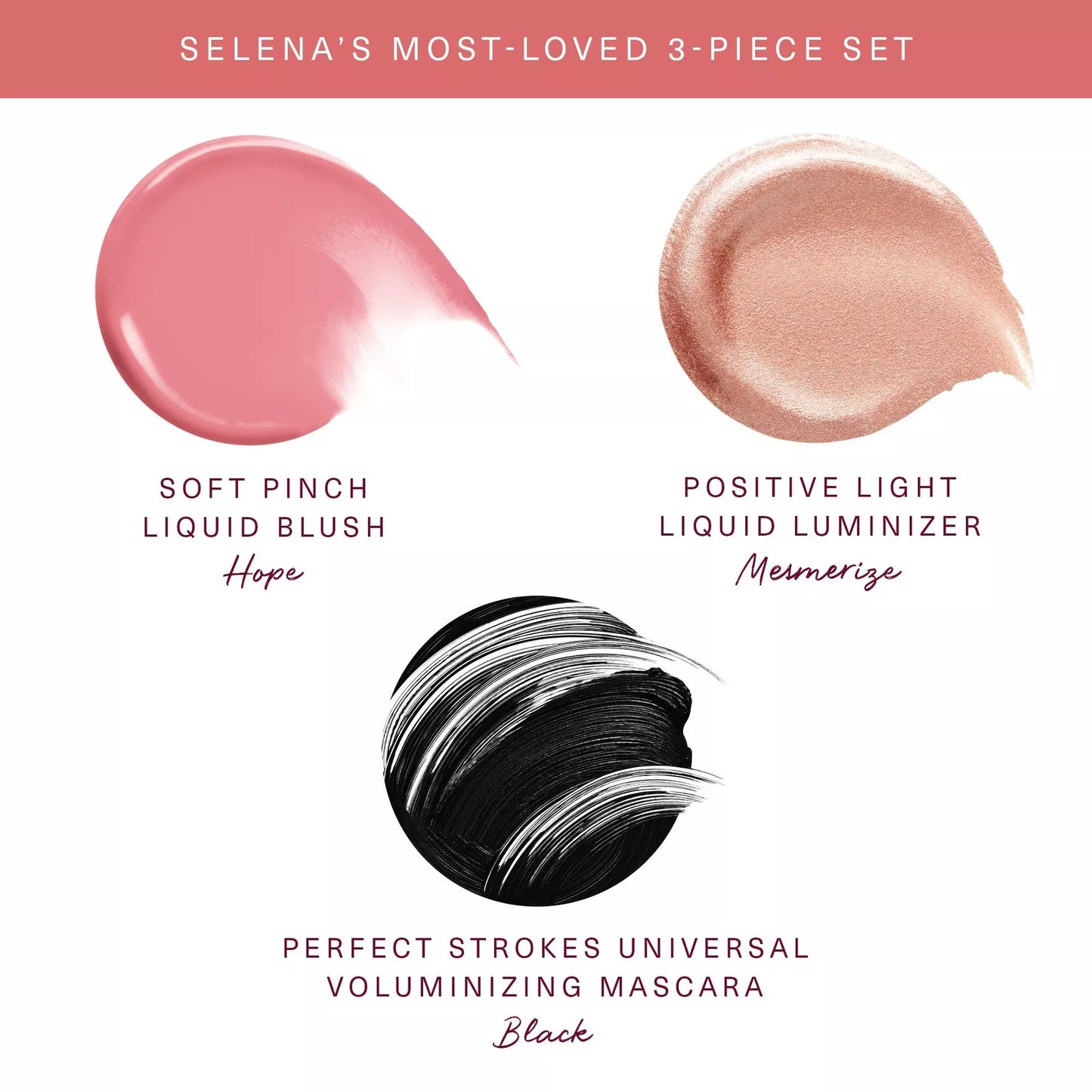 Rare Beauty Selena’s Most Loved 3 Piece Set
