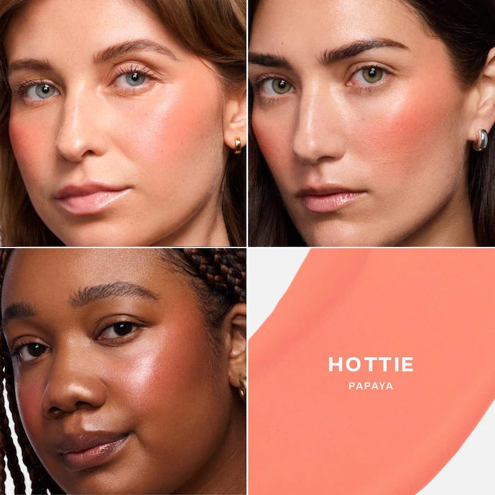 Saie
Dew Blush Liquid Cream Blush - Hottie