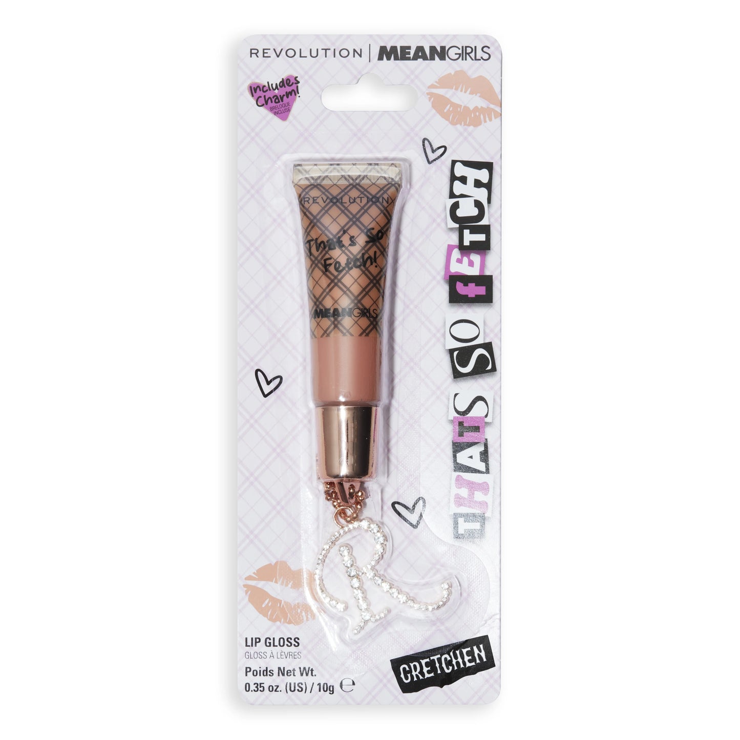 Mean Girls x Revolution Gretchen Wieners Lip Gloss Peach