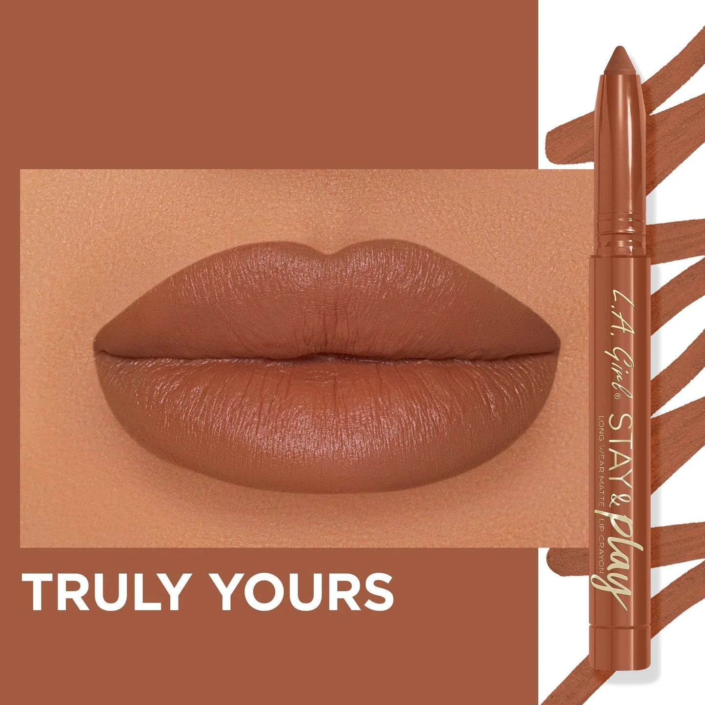 L.A. Girl Stay and Play Lip Crayon - Truly Yours