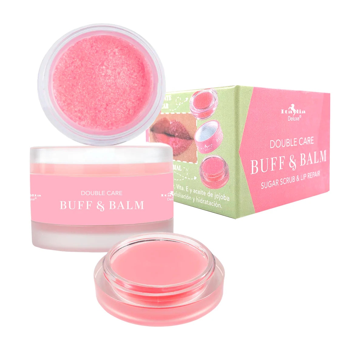 Buff & Balm | Sugar Scrub & Lip Repair Italia Deluxe