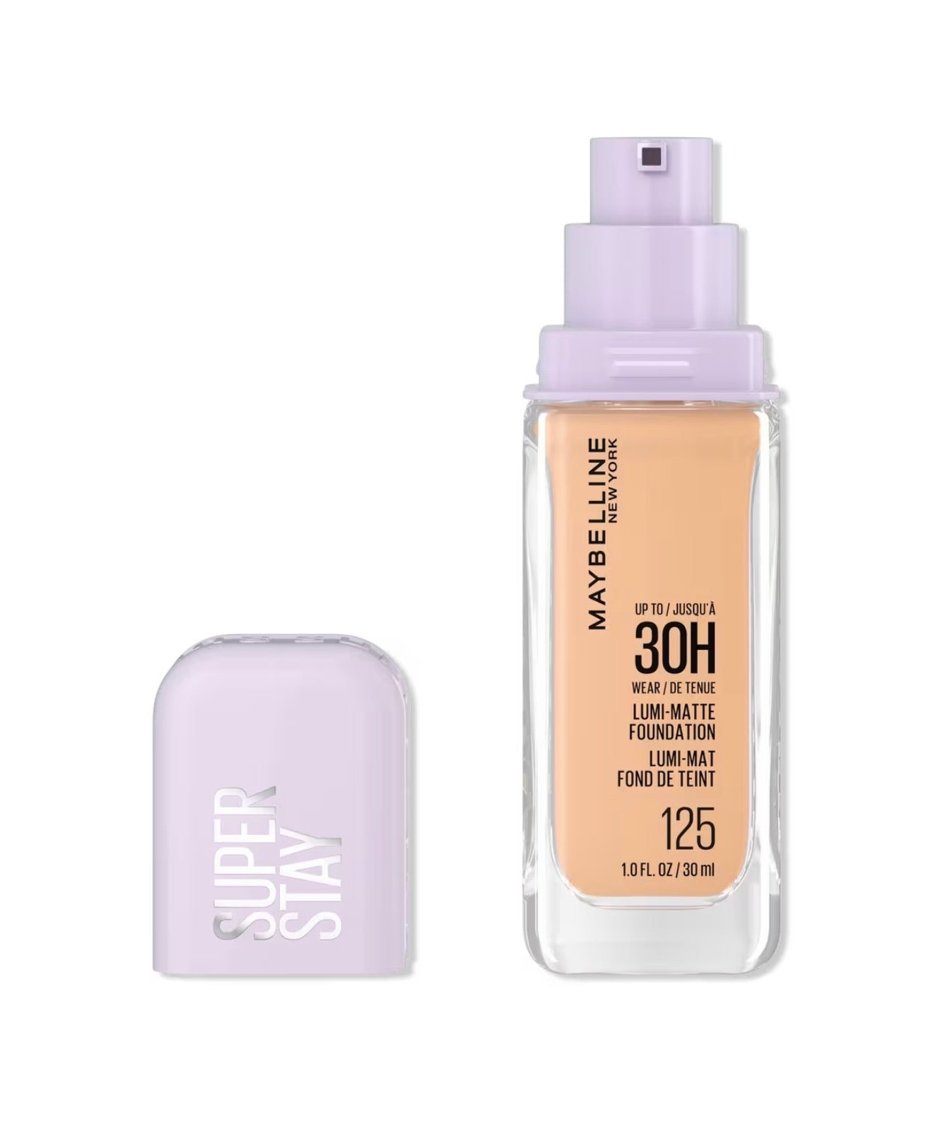 Maybelline Super Stay Up to 30HR Wear Lumi-Matte Longwear Foundation - 125