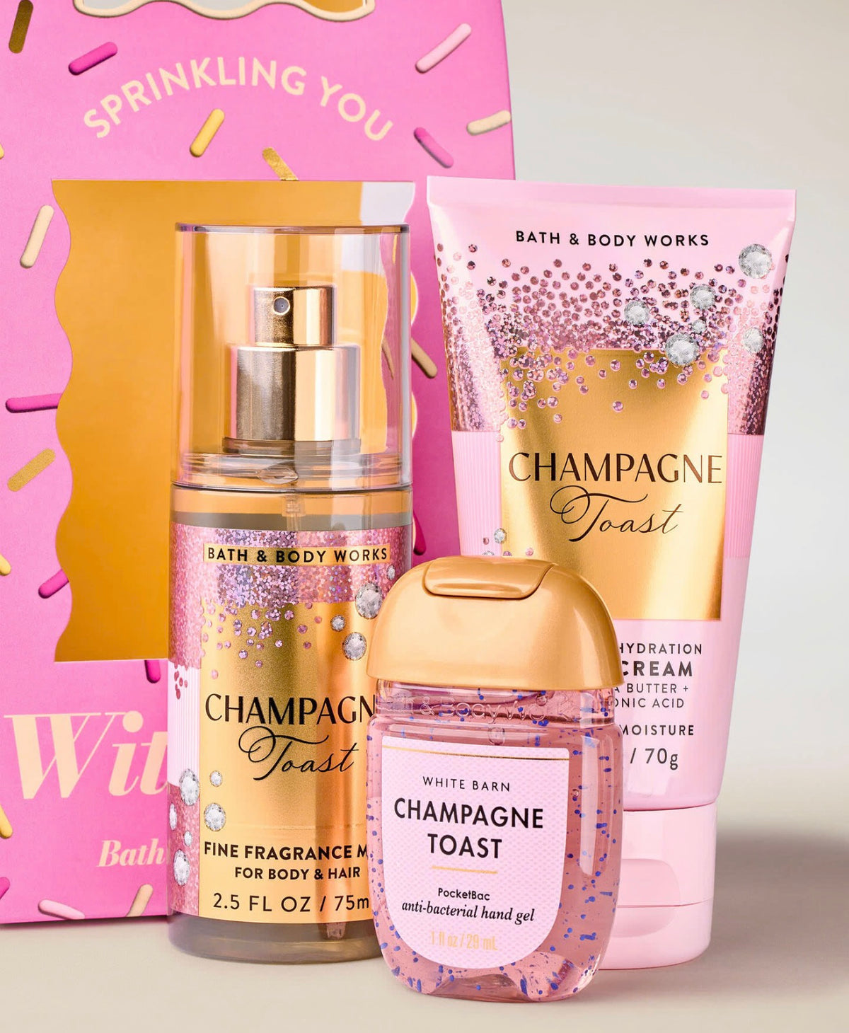 Champagne Toast
Mini Gift Set Bath & Body Works