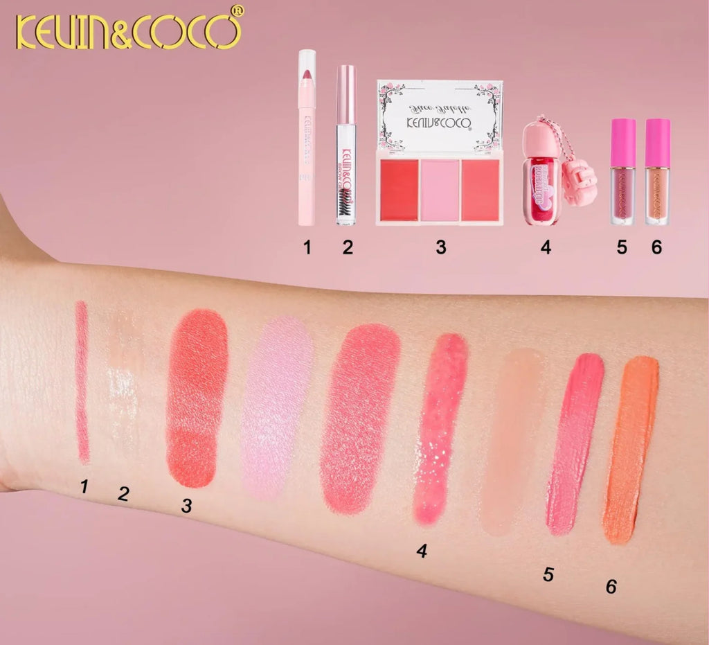 Sweet Cream Soft Light Makeup Bucket Set Kevin & Coco