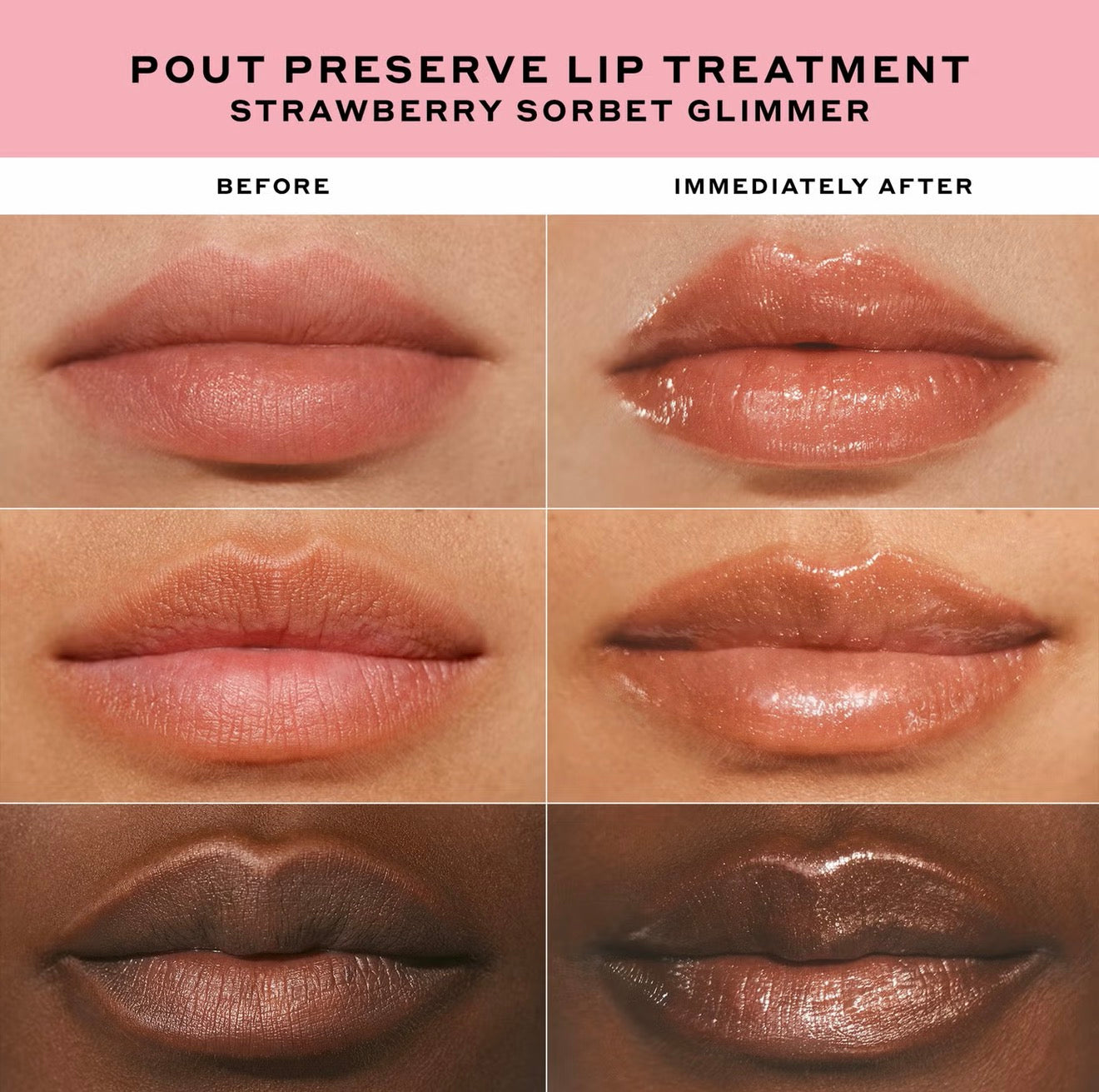 Ole Henriksen Strawberry Sorbet Glimmer Pout Preserve Lip Treatement