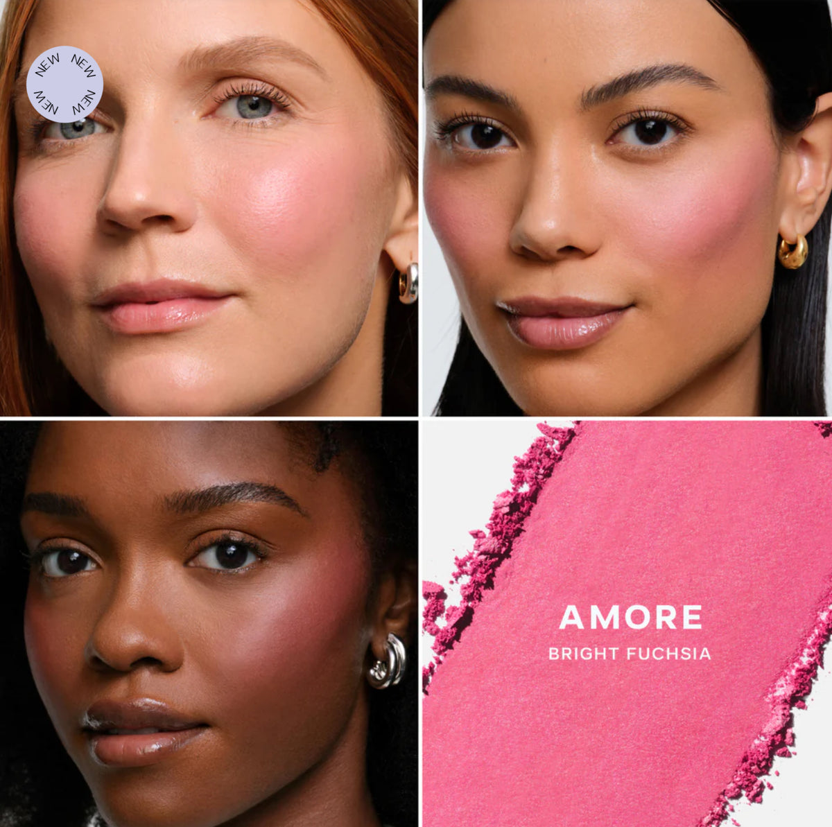 Saie SuperSuede Radiant Baked Powder Blush - Amore