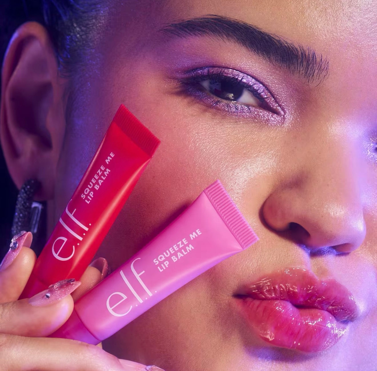 Elf Squeeze Me More Lip Balm Duo - Cherry and Bubblegum