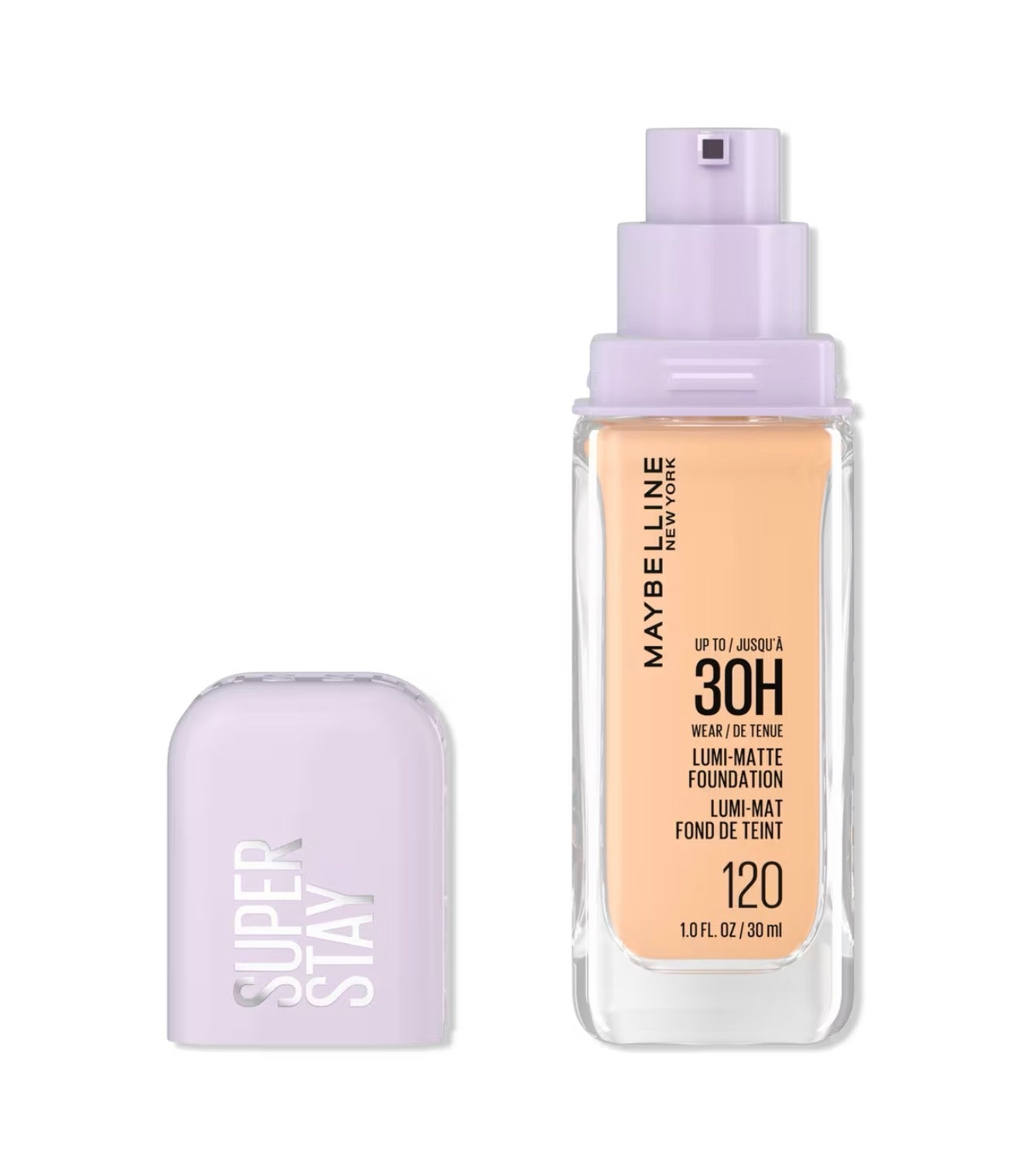 Maybelline Super Stay Up to 30HR Wear Lumi-Matte Longwear Foundation - 120