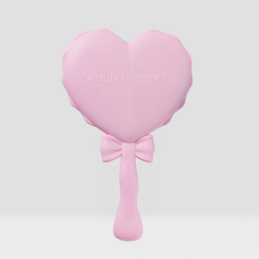 PINK BOW HANDHELD MIRROR Beauty Creations