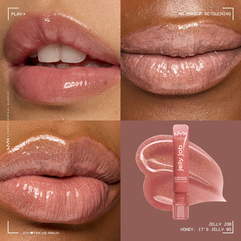 JELLY JOB FULL-BODIED HIGH SHINE GLOSS - Honey, It’s Jelly NYX