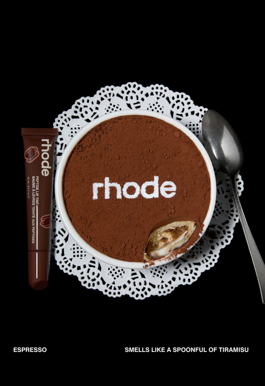 scented peptide lip tint Rhode -espresso