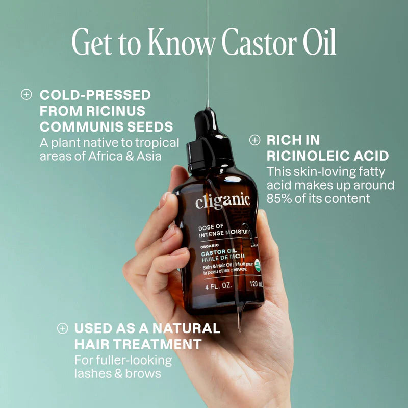Organic Castor Oil
Skin & Hair Oil