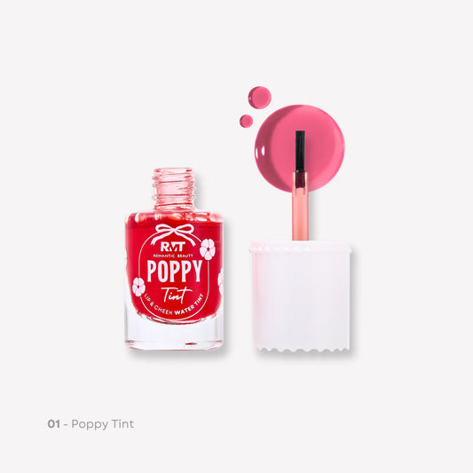Tinted In Bloom - Liquid Tint for Lips and Cheeks 01 Poppy