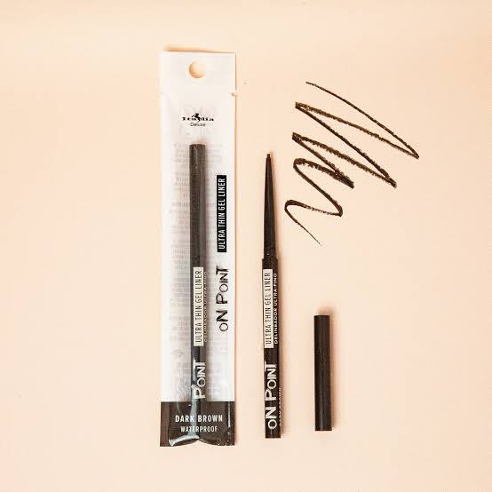 Italia Deluxe On Point Ultra Thin Gel Liner Black Waterproof Retractable