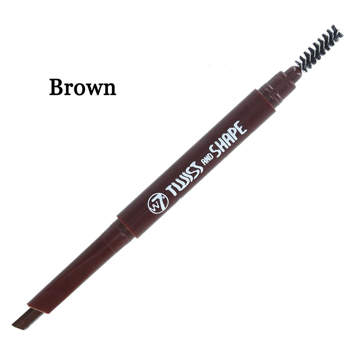 W7 Twist and Shape Brow Pencil With Comb -Brown