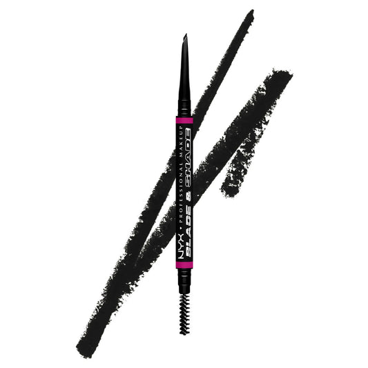 NYX BLADE & SHADE NANO BROW PENCIL BLACK