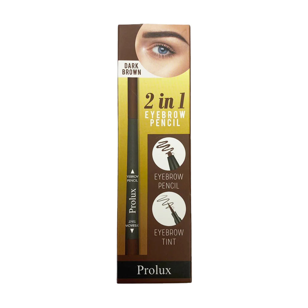 Prolux 2 in 1 Eyebrow Pencil Dark Brown