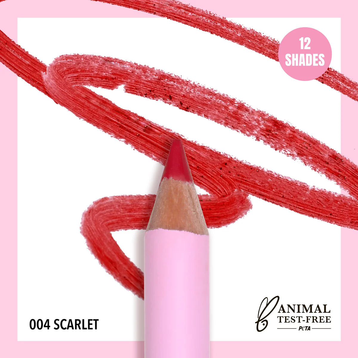 MOIRA FLIRTY LIP PENCIL (004, SCARLET)