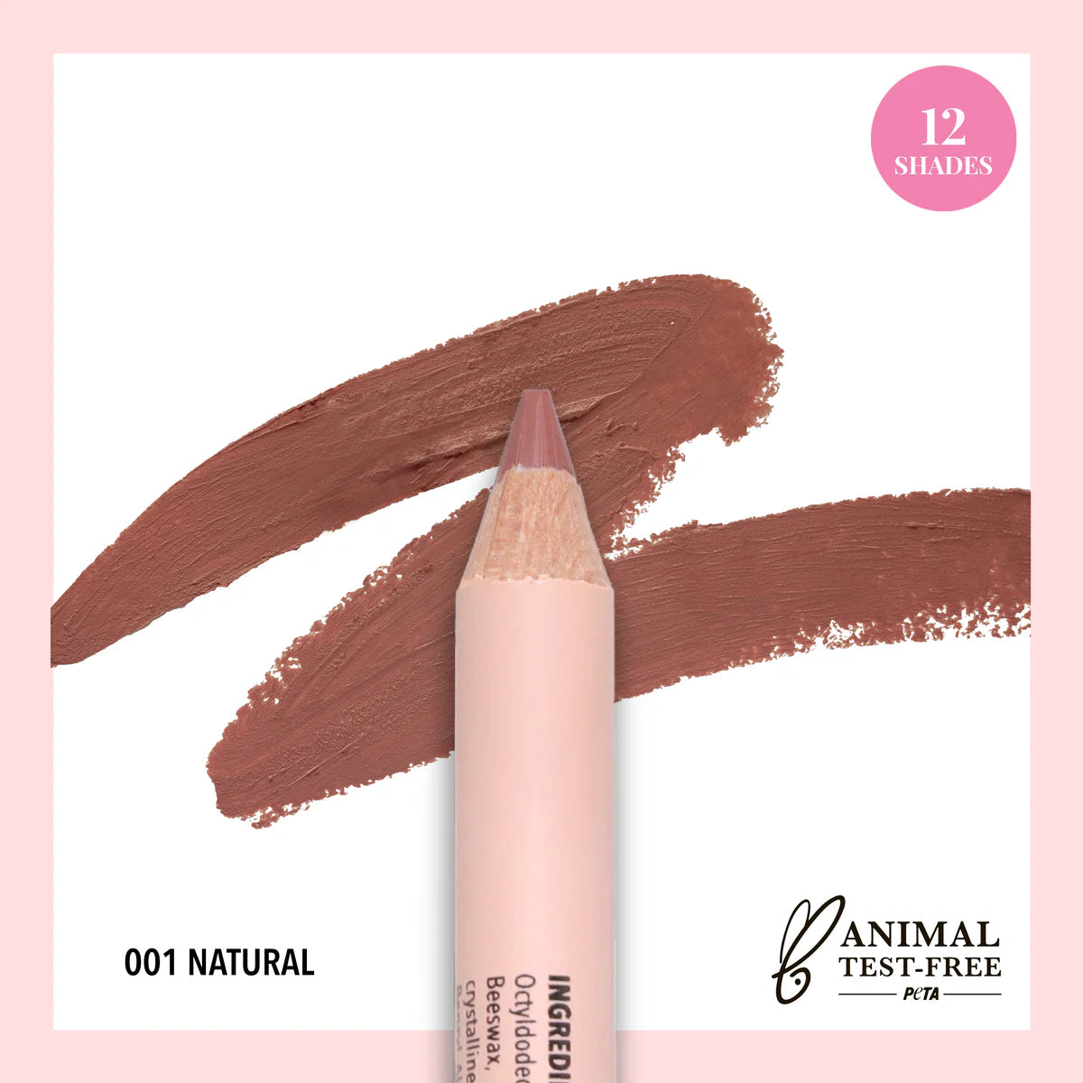 MOIRA SIGNATURE LIP PENCIL (001, NATURAL)