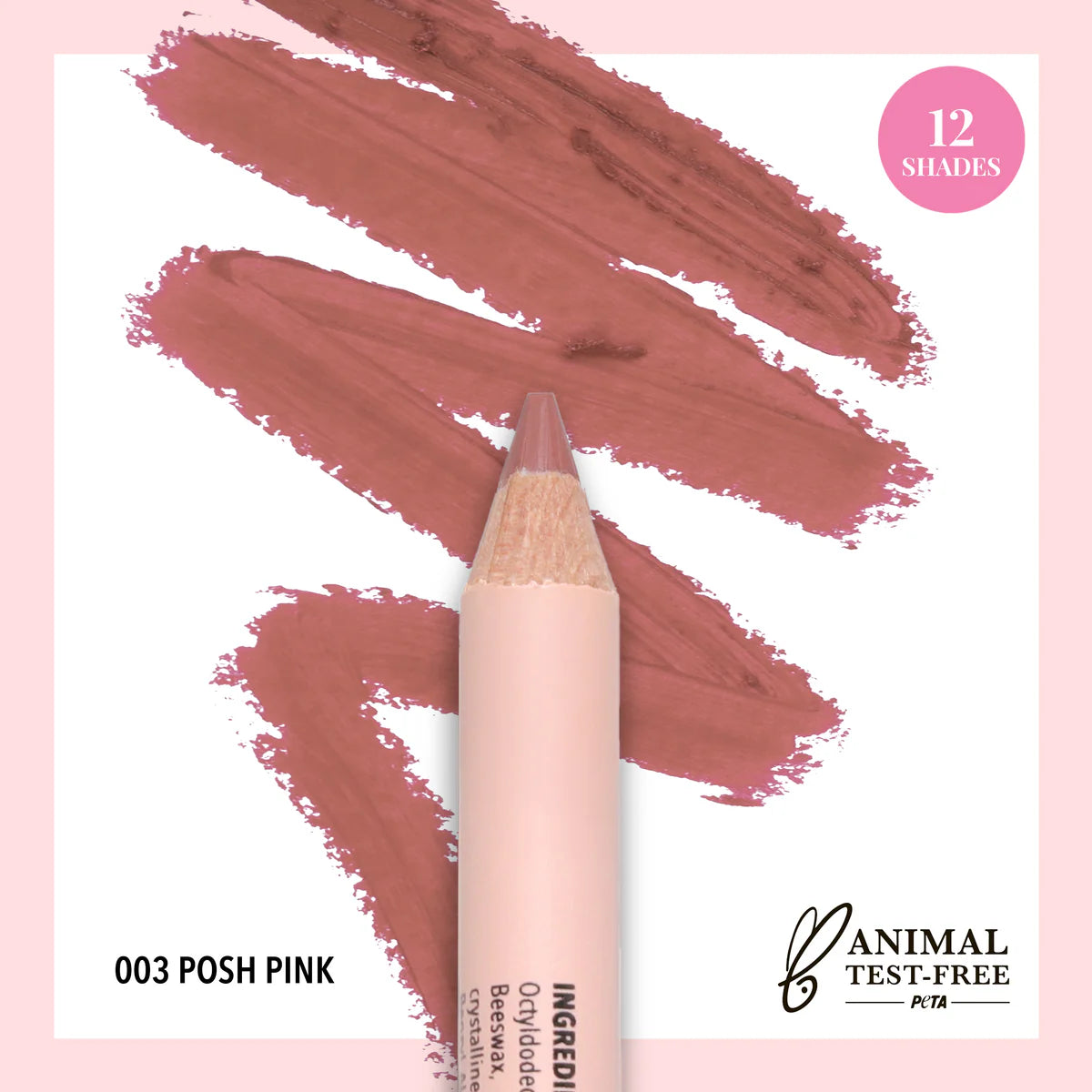 MOIRA SIGNATURE LIP PENCIL (003, POSH PINK)