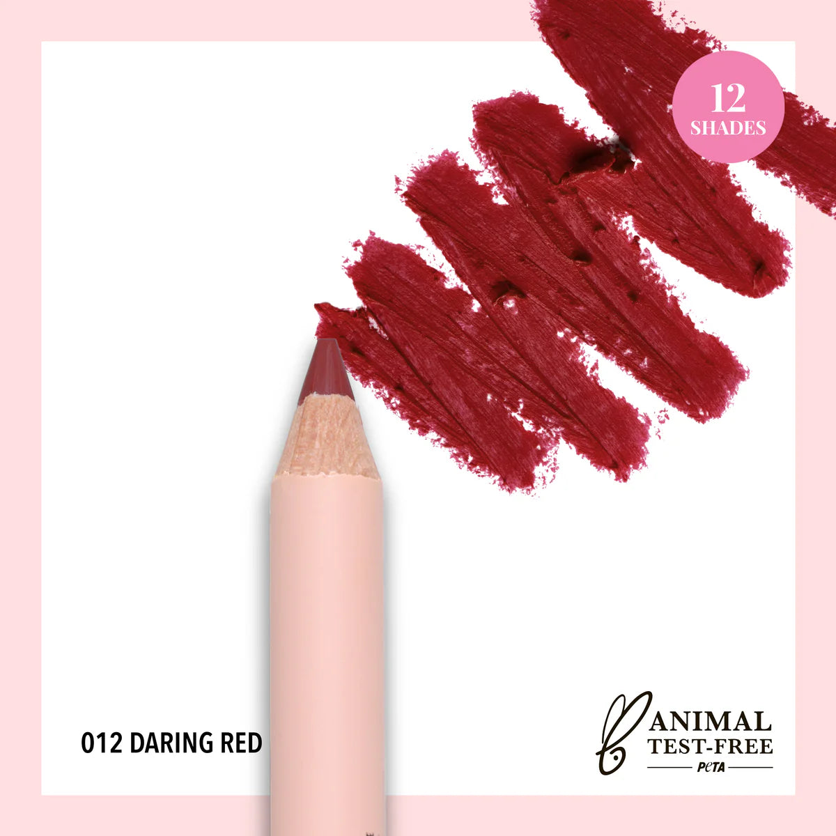 MOIRA SIGNATURE LIP PENCIL (012, DARING RED)