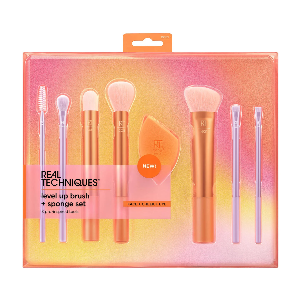 Level Up Brush + Sponge Set Real Techniques