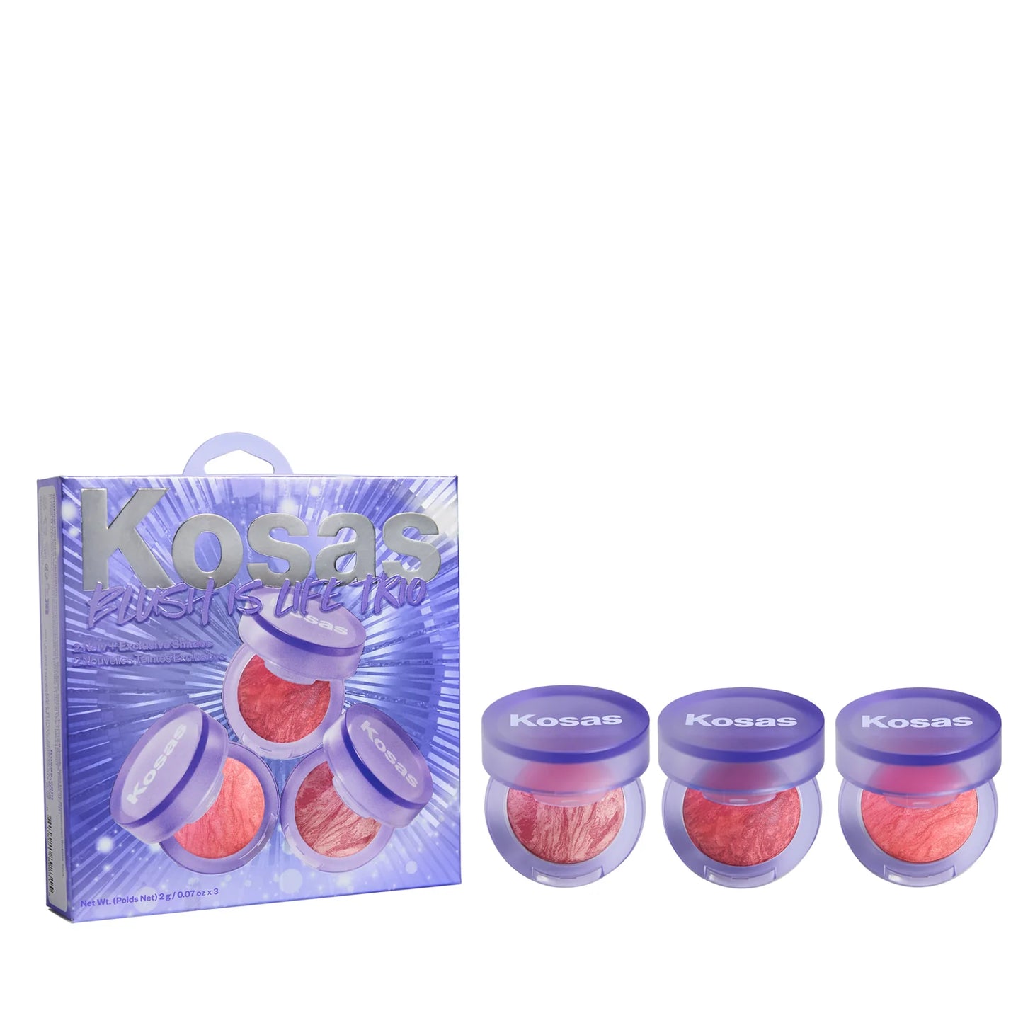 Kosas Mini Blush is Life Trio
Baked Dimensional Blush