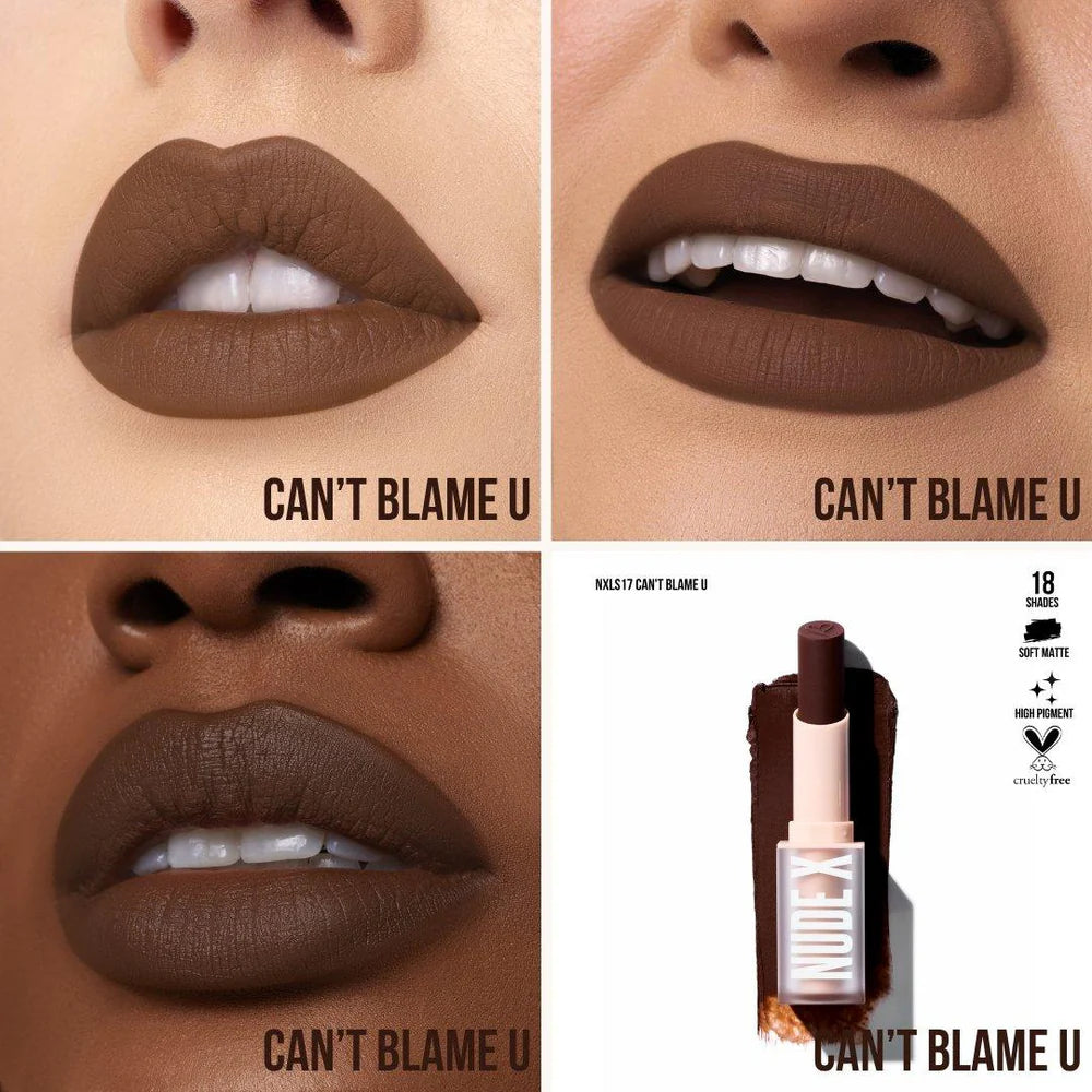 Nude X Soft Matte Lipstick Beauty Creations - Can’t Blame U