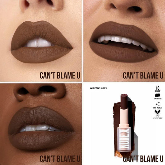 Nude X Soft Matte Lipstick Beauty Creations - Can’t Blame U