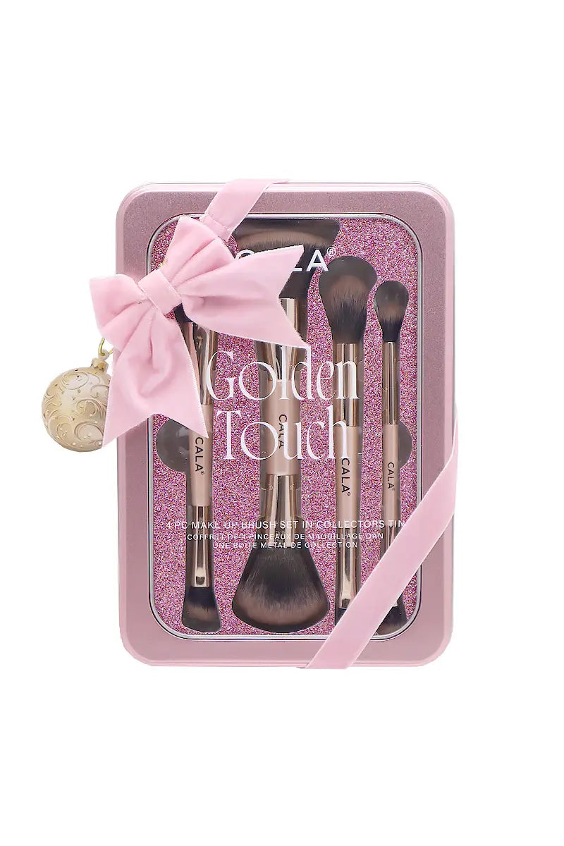 Golden Touch 4PC Make Up Brush Set Cala