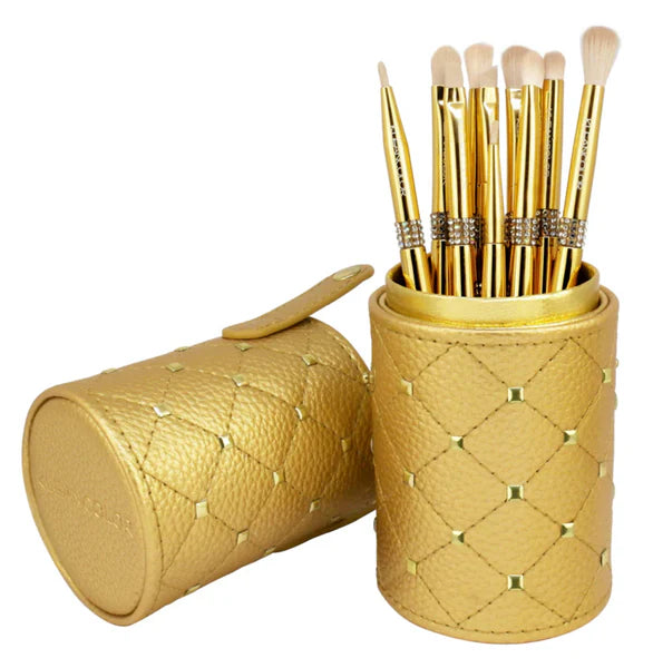 Kleancolor 10 Piece Essential Eye Brush Set With Tubby