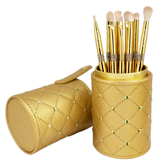 Kleancolor 10 Piece Essential Eye Brush Set With Tubby