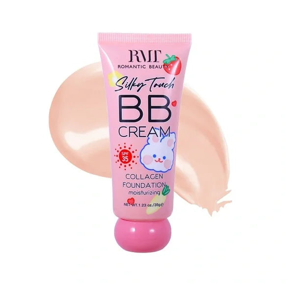 Silky Touch BB Cream Foundation SPF 35 W/ Hydrolyzed Collagen (Crema con color) Romantic Beauty- 01