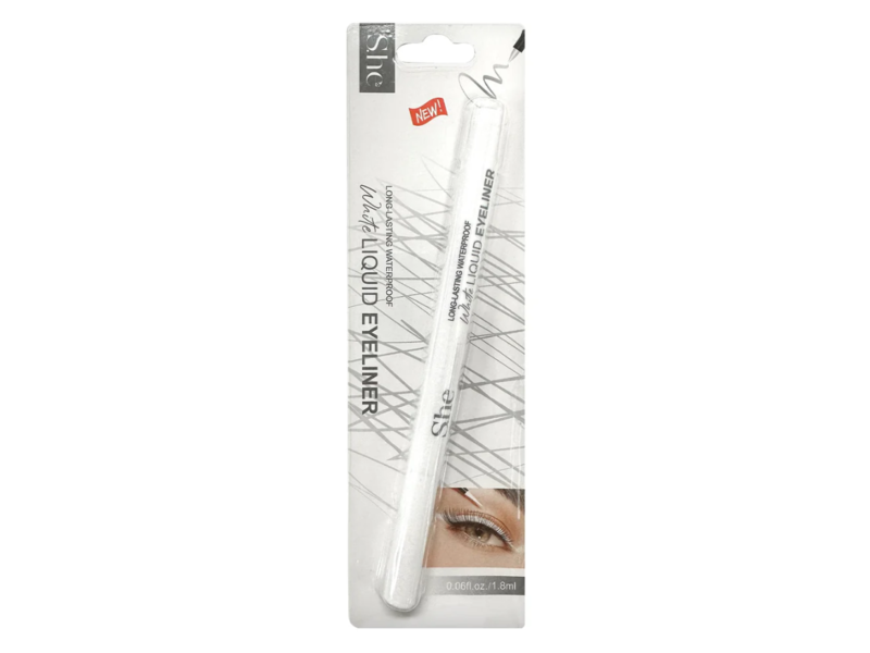 S.he White Liquid Eyeliner Long-Lasting Waterproof