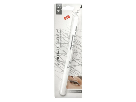 S.he White Liquid Eyeliner Long-Lasting Waterproof