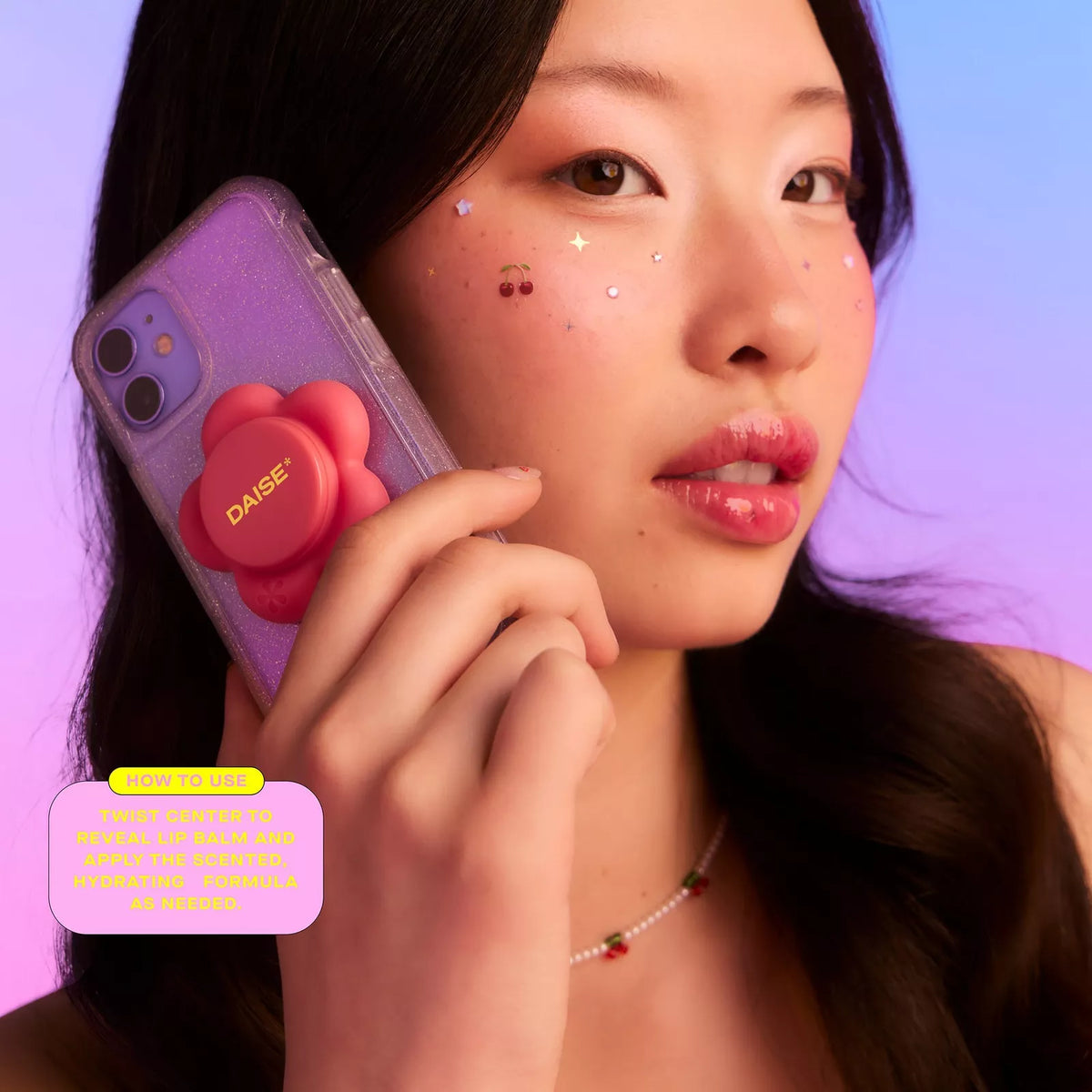Daise 
Lip Service Lip Balm Phone Pod - Watermelon Crush