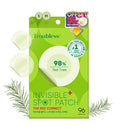 Troubless Invisible Spot Patch The Red Correct - Thin Hydrocolloid w/ 98% Tea Tree Extract for Redness - High-Absorption, Seamless Adhesion & Easy-Wear Zit Patches for Face 96 Patches