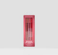 Wooden Lip Pencil 6 Piece Set