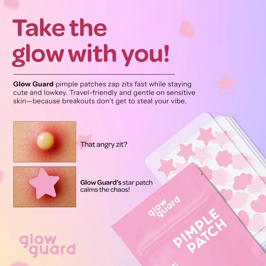 Glow Guard Pimple Patch 100 Patches Pink